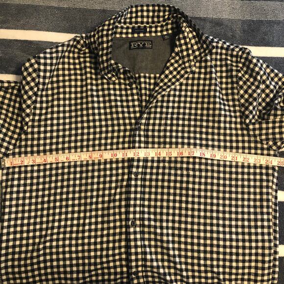 Hawker Rye Stitchfix Black White Flannel Button Down Shirt - Picture 5 of 8